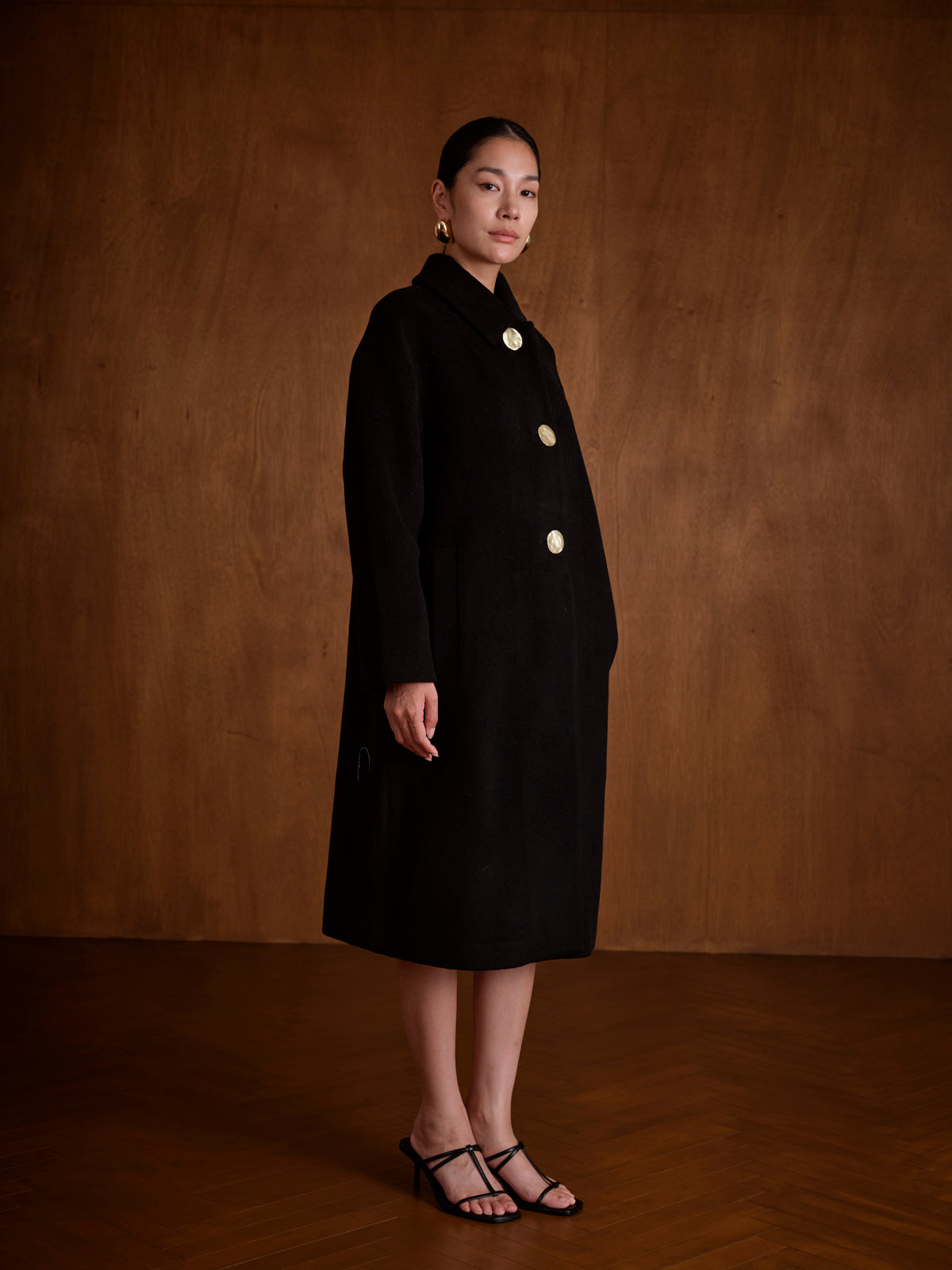 Oversize Single-Breasted Coat