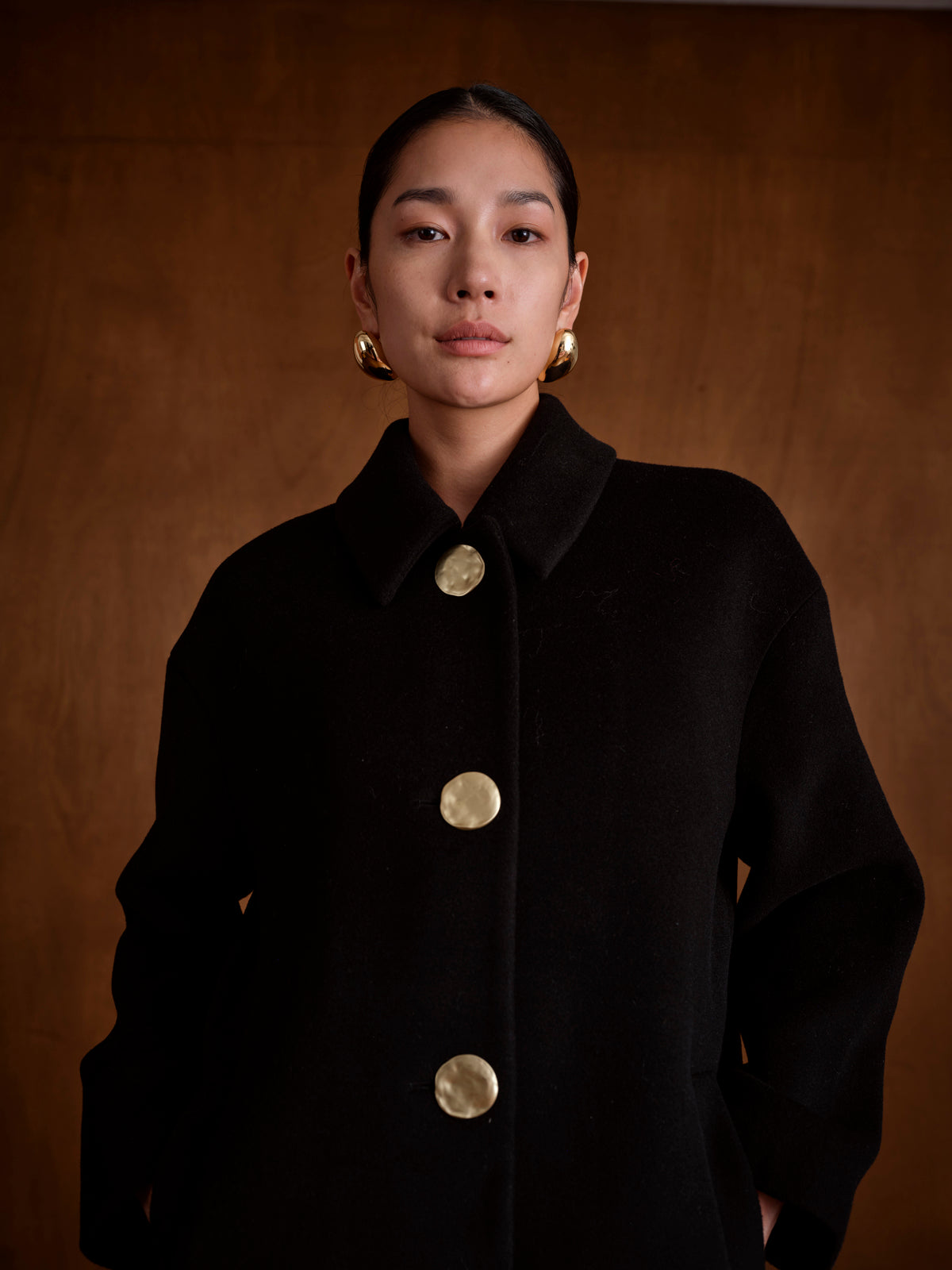 Oversize Single-Breasted Coat